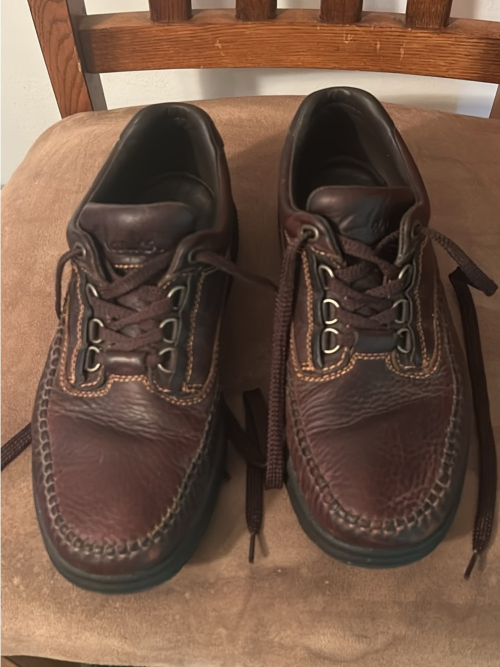 Clark’s Brown Leather Casual Shoes